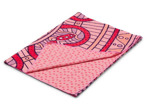 Briv Antislip Yogahandduk Mandala Rosa