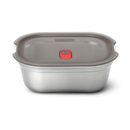 Steel box B+B Large 1200 ml Grå/röd