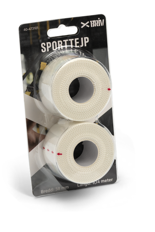 Sporttejp 2-pack, 38 mm 10 meter