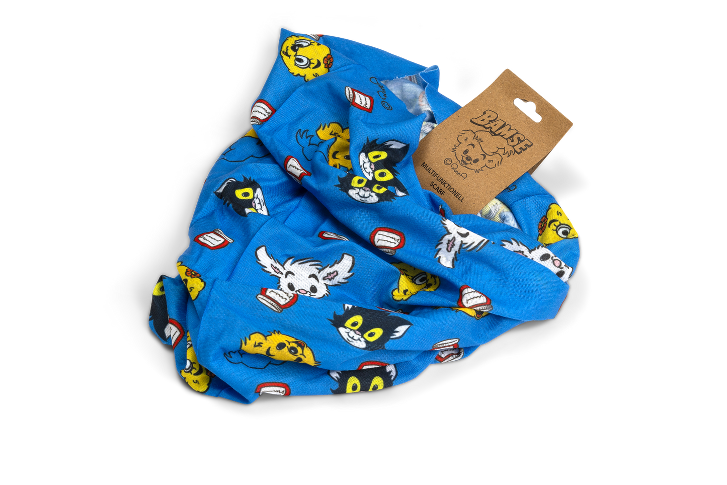 Multiscarf Bamse med vänner