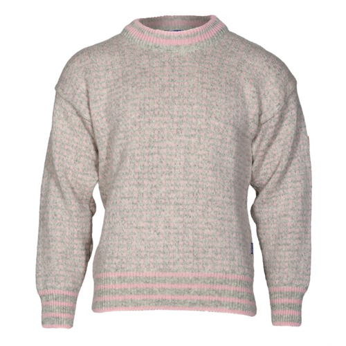 Islandströja Grå/rosa