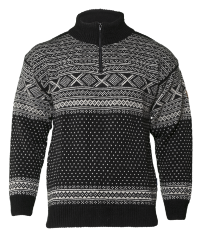 Ulltröja Setesdal Svart/vit