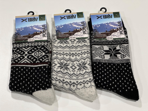 Polar Ullsocka strl 35-38, 3-pack
