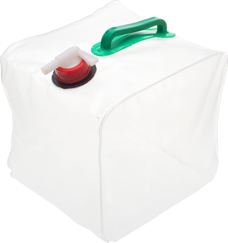 Vattendunk med handtag och kran hopfällbar