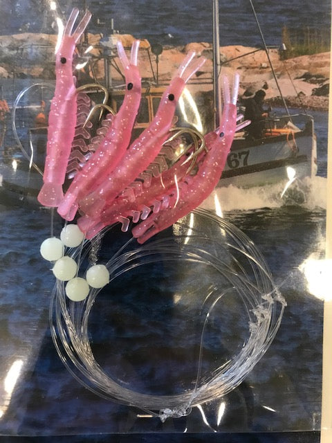 Häckla räka - 5 krokar