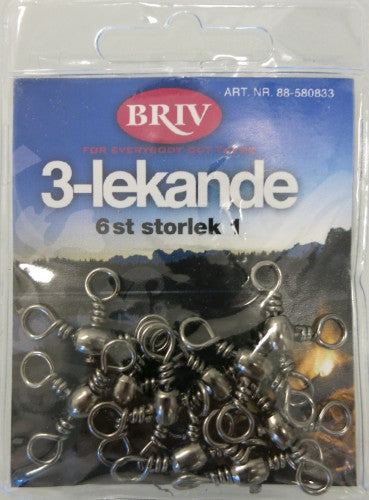 3-lekande storlek 1, 6 st