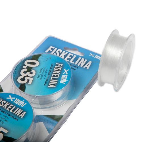 Fiskelina 2x100 m 0,35 mm 7,5 kg