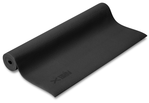 Briv träningsmatta PVC 4 mm Svart