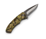 Briv Jaktfällkniv Green Camo 4,5" 420SS