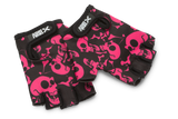 Briv Cykelhandske Junior Skulls Svart/rosa