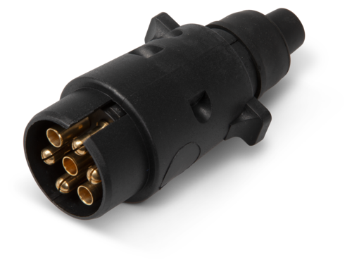 Släpvagnskontakt Briv Hane 7-stift