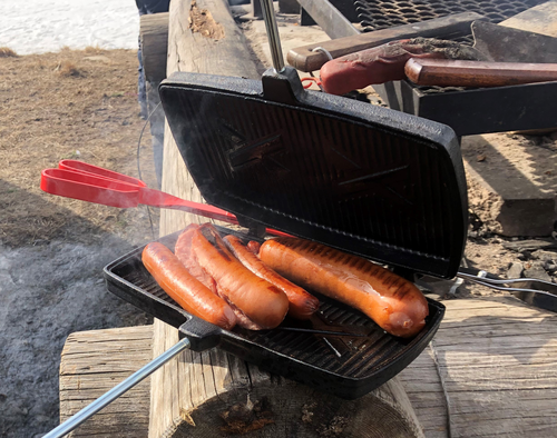 Briv Grilljärn big gjutjärn dubbelt