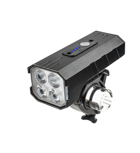 Cykelstrålkastare Speed 1200 USB 4xT6