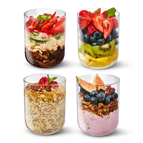 Lunch pot Glass B+B 450 ml Granit