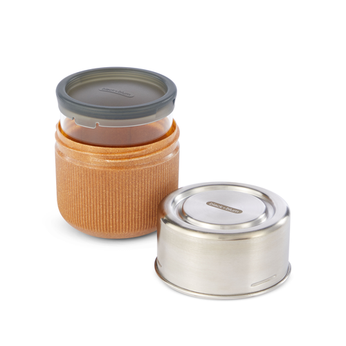 Lunch pot Glass B+B 450 ml Mandel