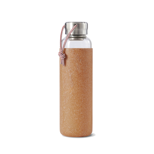 Glasflaska Rubber B+B 600 ml Mandel