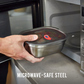 Steel box B+B Large 1200 ml Grå/röd