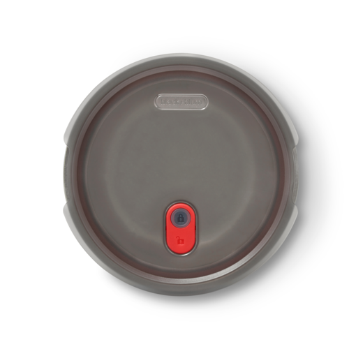 Steel Bowl B+B Large 950 ml Grå/röd