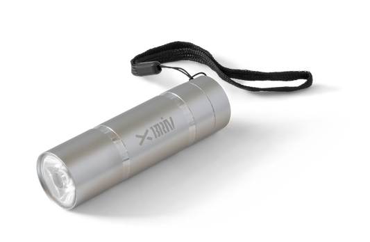 Ficklampa 1W 80 lm Silver 3AAA