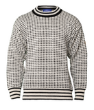 Islandströja Vit/svart