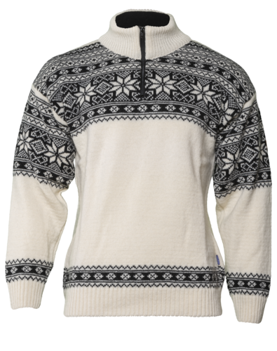 Ulltröja Snöstjärna Vit/svart