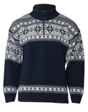 Ulltröja Snöstjärna Navy/vit