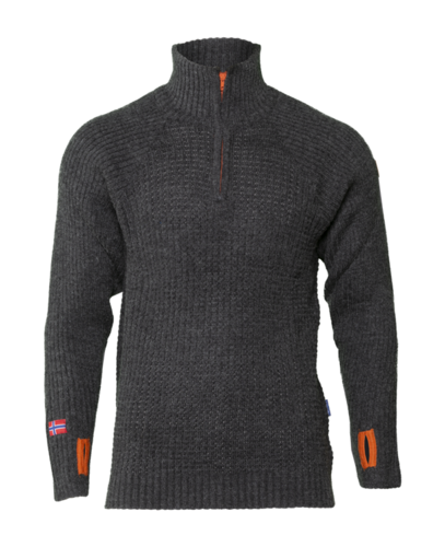 Villmark zip Mörkgrå