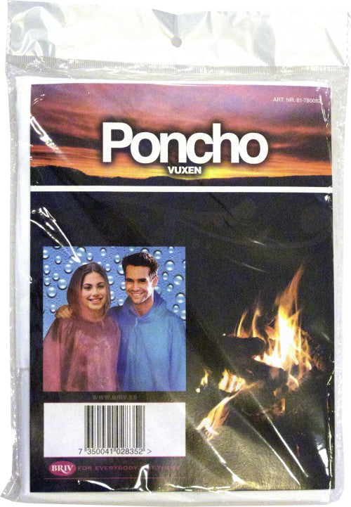 Regnponcho vuxen