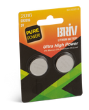 Knappcell Litium CR2016 3V 2-pack