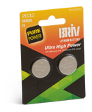 Knappcell Litium CR2032 3V 2-pack