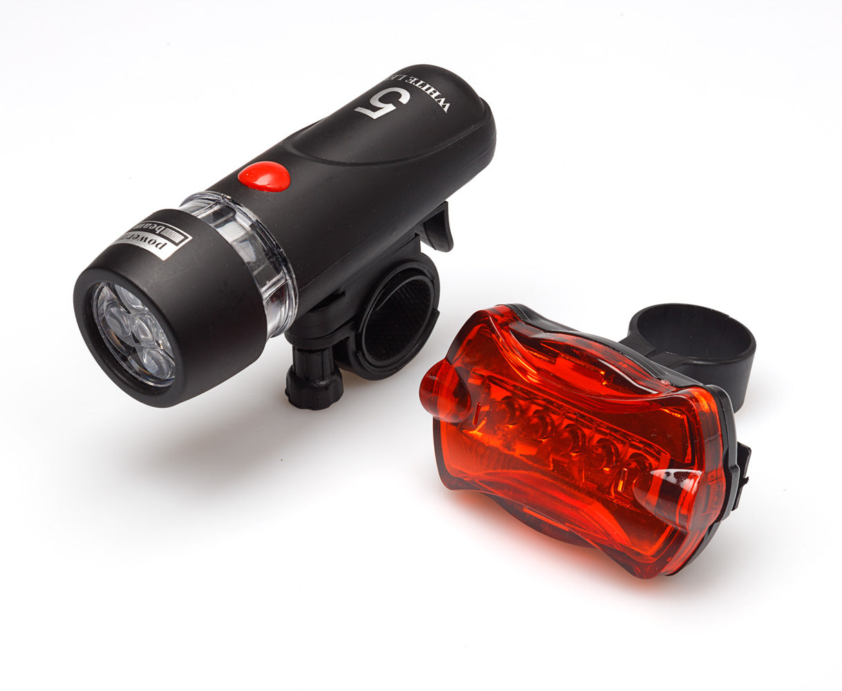 Briv BikeSet 5LED - Cykellampset fram och bak