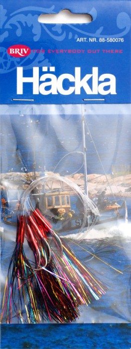 Häckla flerfärgad tofs - 5 krokar