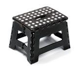 Briv Hopfällbar pall Svart 29x22x22 cm