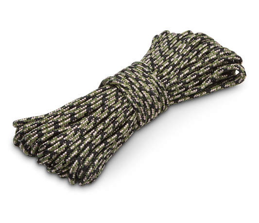 Utility rope Briv Woodland Camo - 4 mm 15 m